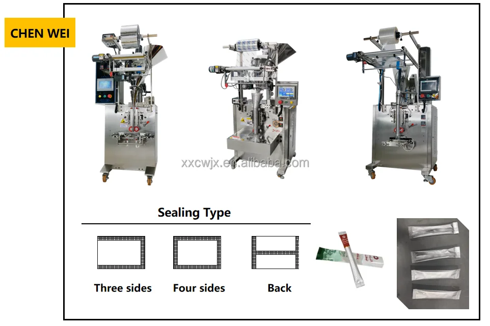 Vertical 1g to 100g Automatic Sachet Sugar Powder Packing Machine