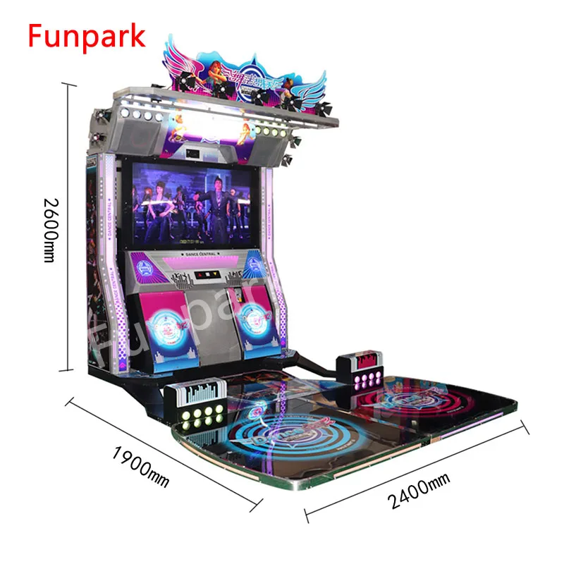 FunPark Shopping Mall Coin Operated Dance Revolution Arcade Amusement Arcade Pump It up Dance Game Machine details