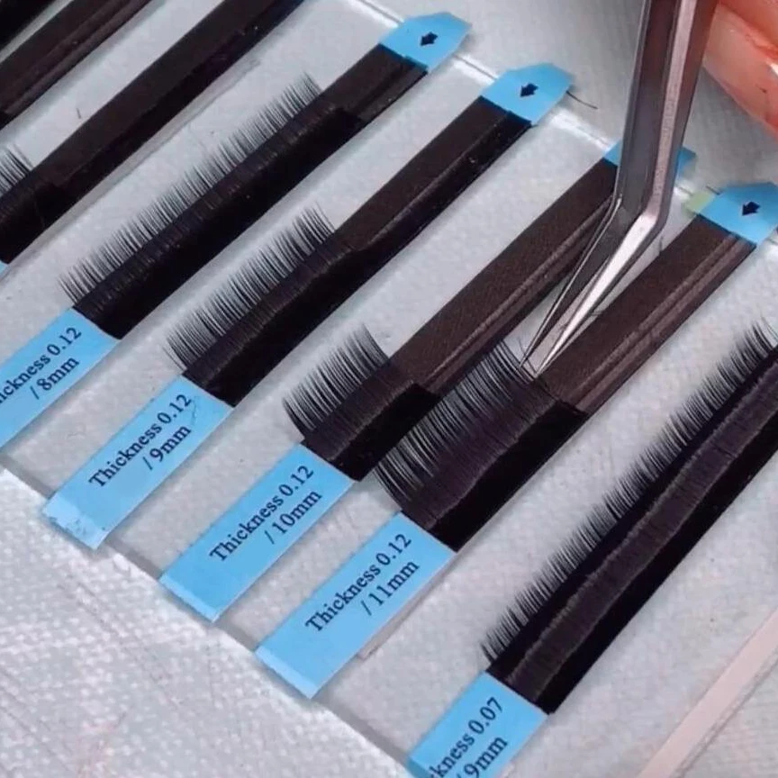 
 Все размеры накладные ресницы Индивидуальные ресницы шелковые искусственные норковые накладные ресницы  