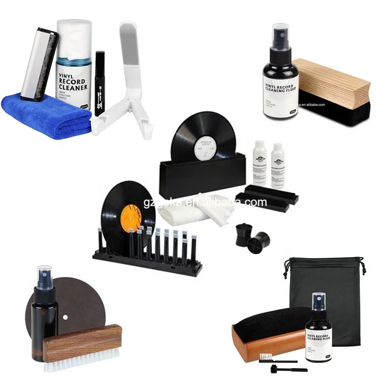 Factory Recommend Semi Automatic Vacuum Turntable Records Cleaning Machine with Cleaner Brush