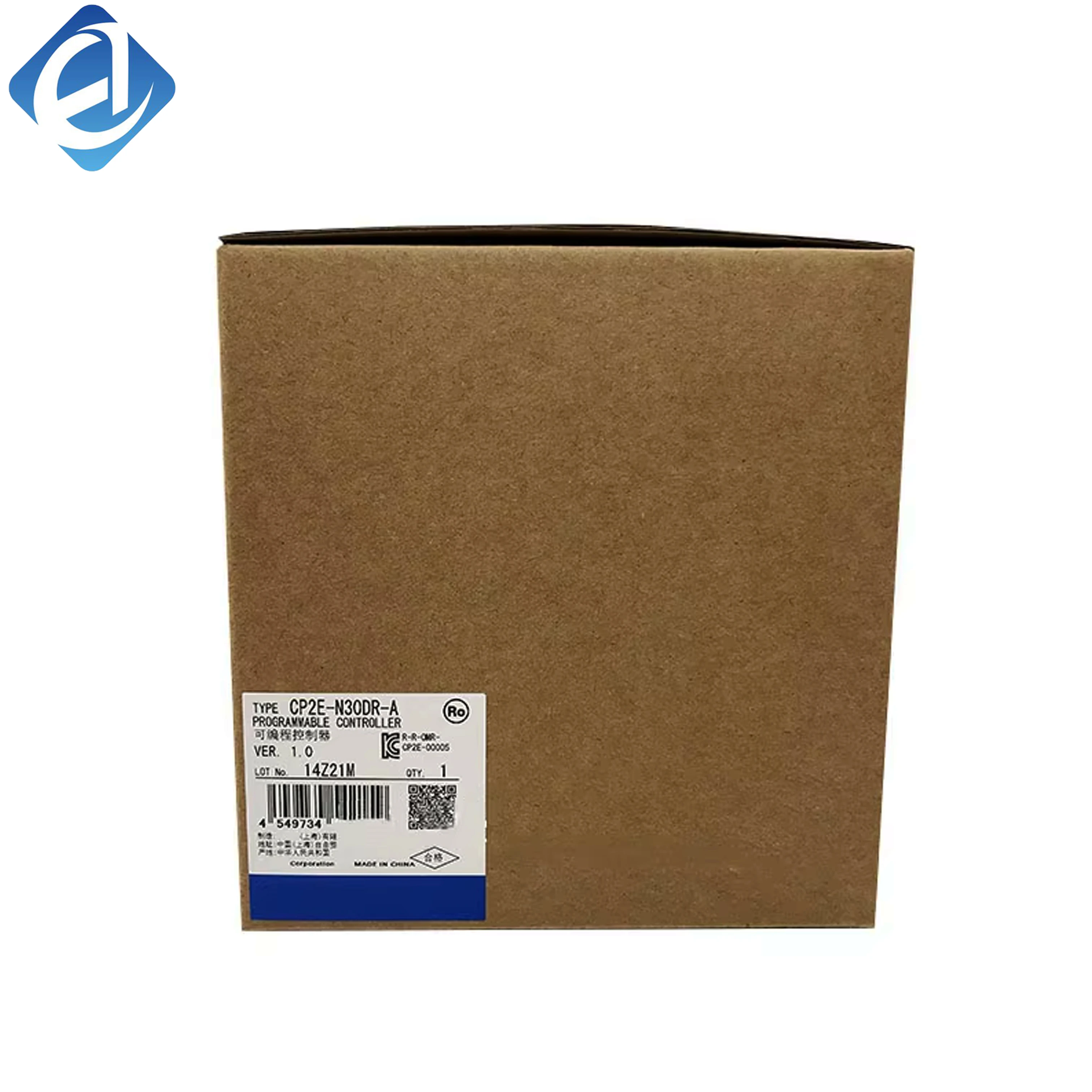 Ny original kompakt PLC fra Omron-serien CP2E. 30 I/O-punkter, relæudgang, AC-forsyning, stabil styringsydelse og omfattende kommunikationsfunktioner. Anvendes bredt i små og mellemstore automatiseringsanlæg, produktionslinjer, maskinstyring og industri.