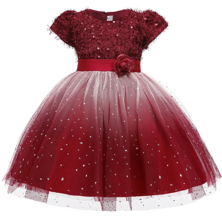 Wholesale Kids Starry Princess Dress 