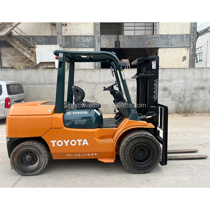 Japan Forklift Used Toyota Forklift Fd50 5 Ton Used Forklift For Sale ...