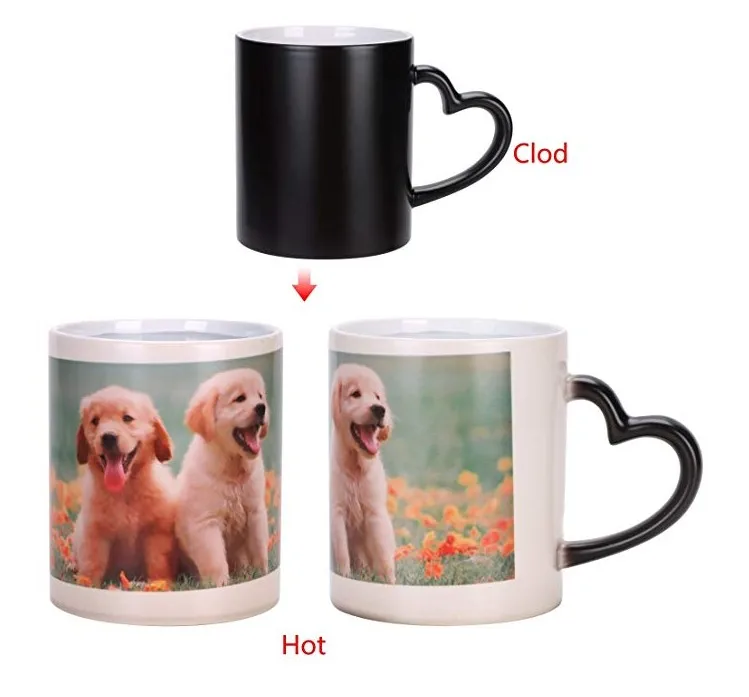 11 oz Magic Mugs - Heat-Activated Color Changing – Blank