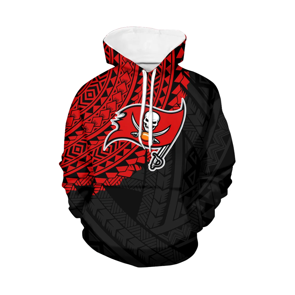 Custom Polynesian Tattoo Prints Football Team Logo/name Print Men Hoodies  Cotton Sweatshirts Crewneck Pullovers Hoodie Male - Hoodies & Sweatshirts -  AliExpress