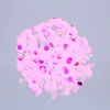 colorful Pink small round discs, 1.5-2 cm