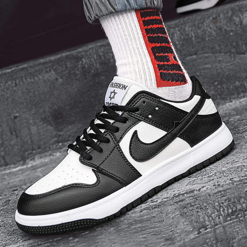 Dunkes оригинальные индивидуальные мужские чистые скейтборды производитель дешевый надувной NK Custom SB Высокие Низкие подошвы кожаные кроссовки обувь