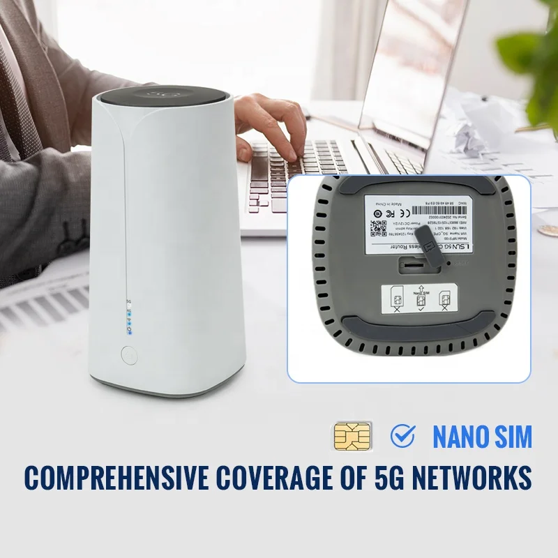 LSUN MF5100  WiFi6 Sim Card 5G Wifi Router Openwrt Ax3000 Modem NSA SA 4G LTE Wireless Gateway