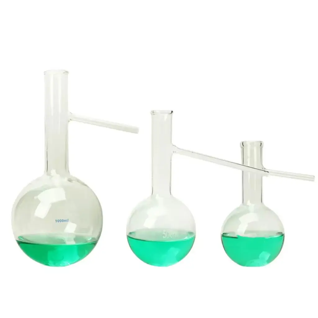 Flask with Branch Distillation Apparatus Flask with Ground Glass Joint