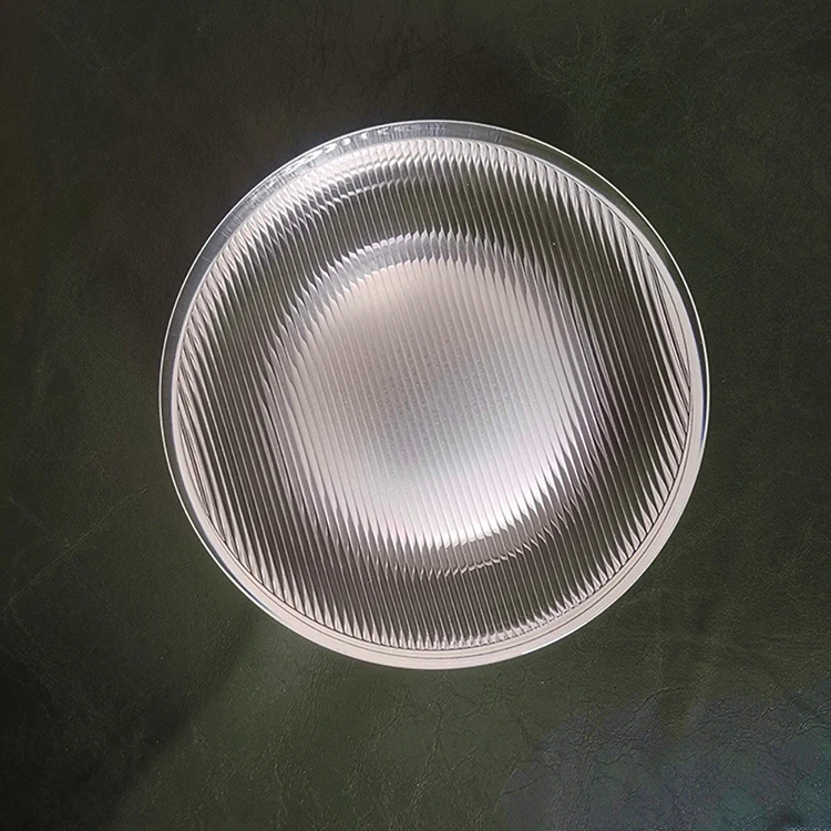 Nordic Modern Outdoor or Indoor bathroom IP65 waterproof corridor garden light round reeded glass LED wall lamp