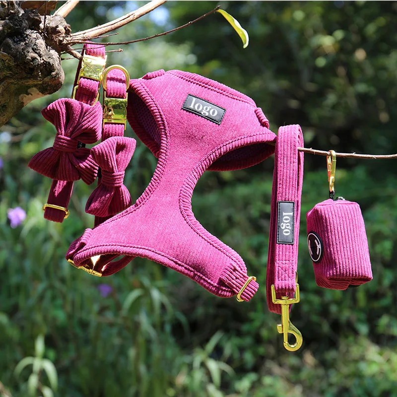 Wholesale Personalized Super Dog Collar Sets Breathable Adjustable Soft