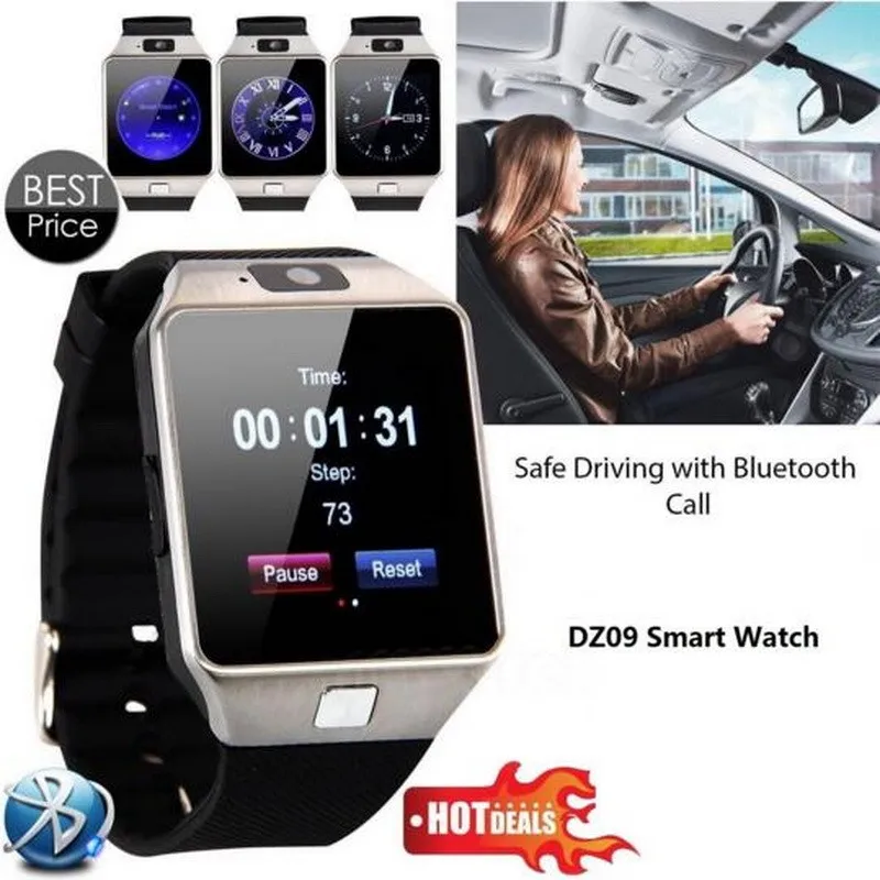 Free Shipping Factory Price Smart Watch Android Smart Watch DZ09  in Stock