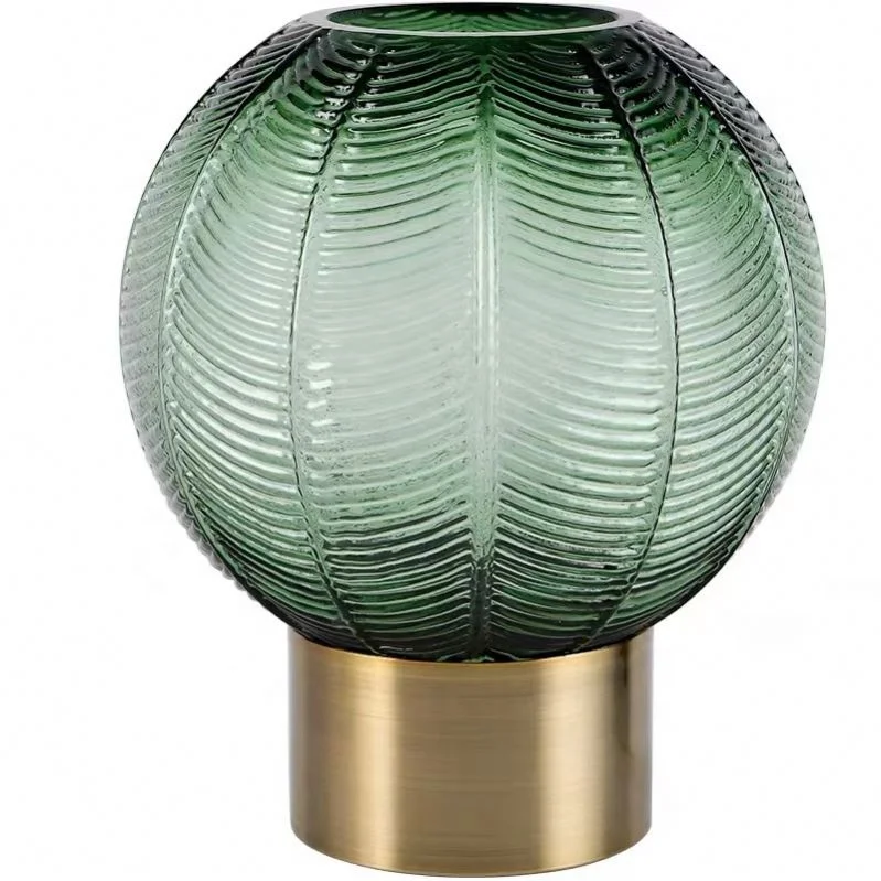 Cheap Green Glass Vase Decor For Wedding