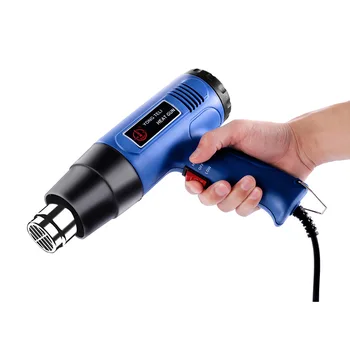 Industrial Plastic Welding Tool Gun with Temperature Control Baking Machine Hot Air Hair Dryer Heat for Car Film 1-Year Warranty