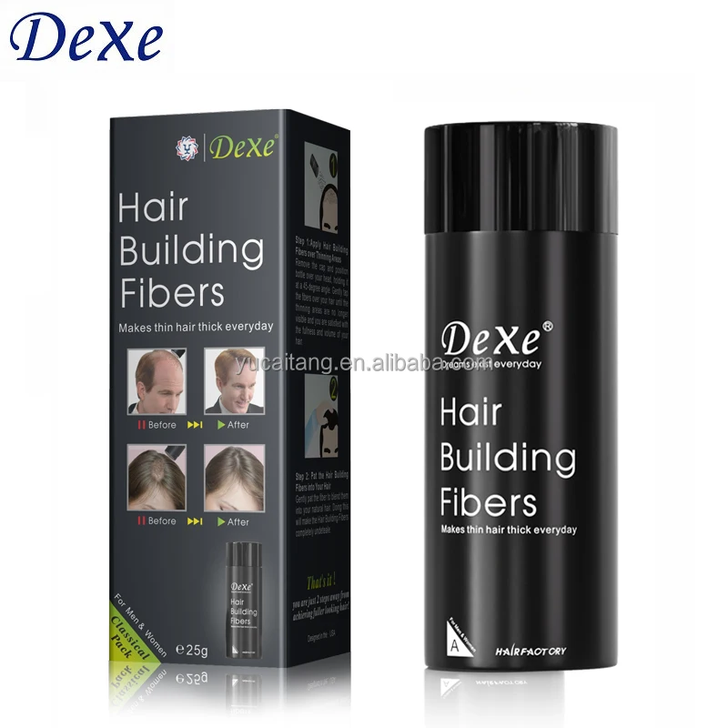DEXE Customizable Herbal Protein Powder Bulk Hair Building Fibers Strong Hold Private Label Thinning Hair Manufacturer USA OEM