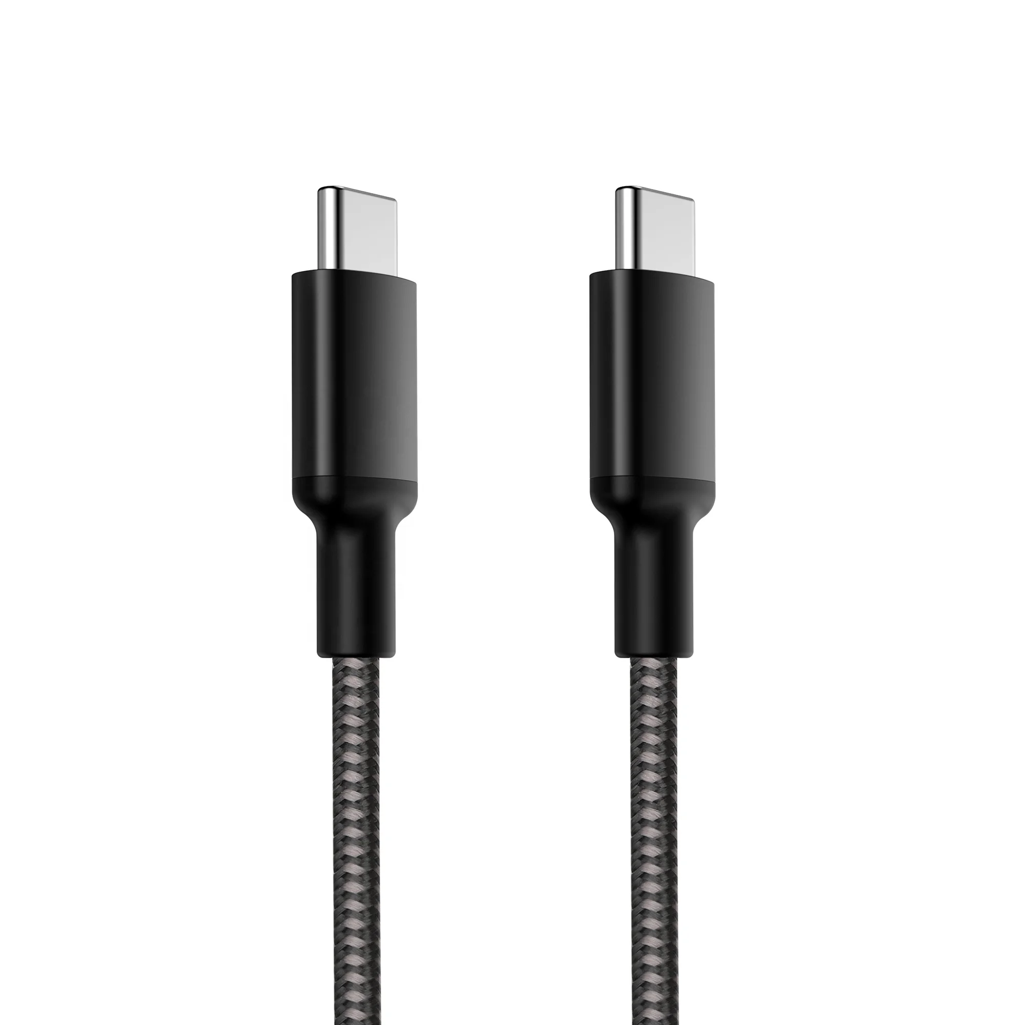 Новый продукт 5 В/3A Тип C кабель нейлоновая оплетка Быстрая зарядка C к C Usb кабель зарядка + передача данных, 3A Быстрая зарядка FOB Шэньчжэнь