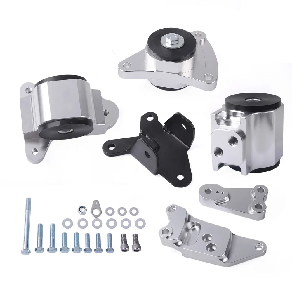 Aluminum Engine Mounts Bracket Engine Motor Mount Kit For Honda K