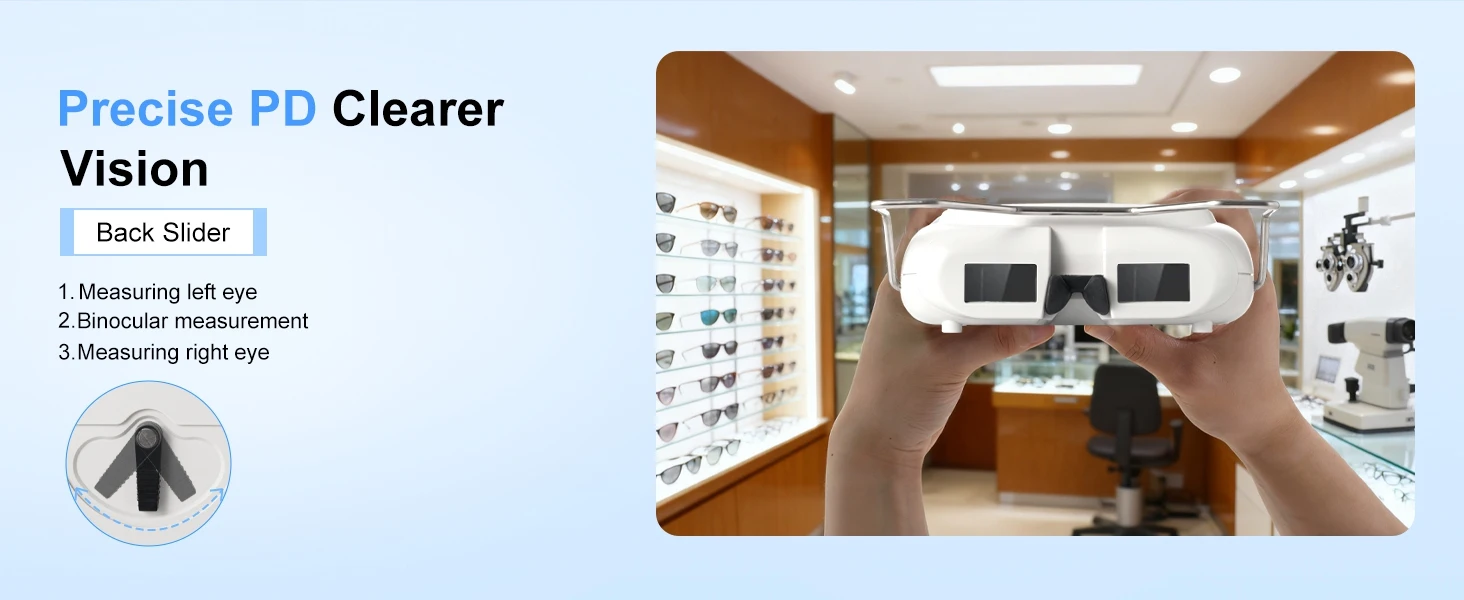 Equipment Pupilometer Interpupillary Distance Measuring Tool Digital Pupilometer