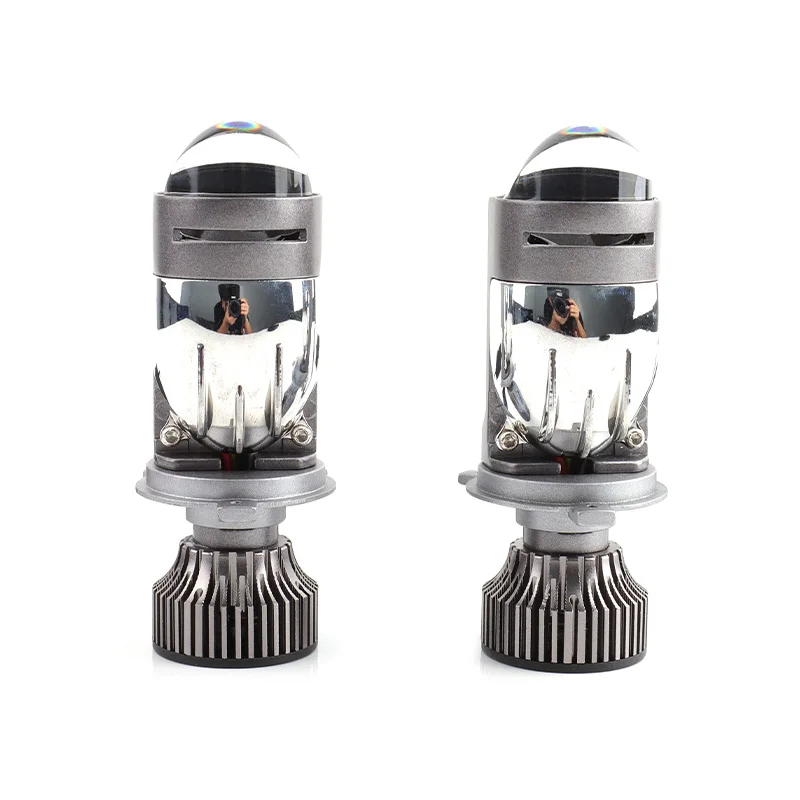 H4 Mini Bi LED Projector 140W 14000LM Super Bright High Low Beam Car Led Headlights Projector Bulbs