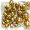 colorful Mixed Golden Ball Set, 20 Pieces (5 of