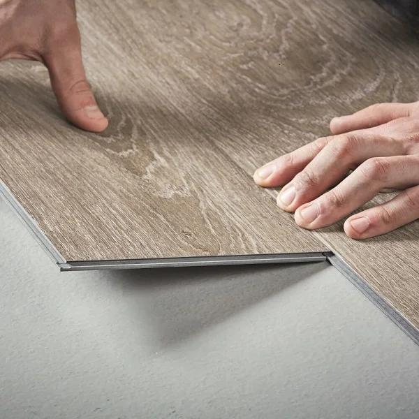 SPC Waterproof Hybrid Composite Rigid Embossed Texture LVT LVP PVC Click SPC Floor Vinyl Plank
