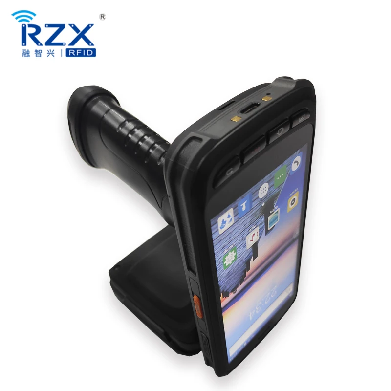 C72 Long Read Range Rechargeable Lithium Polymer Battery UHF RFID  Scanner Barcode Portable Inventory Handheld Reader