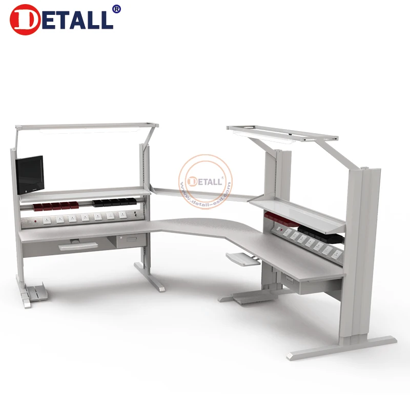 Detall Directly Factory Offer Adjustable ESD Laboratory Electronic Lab Work Bench