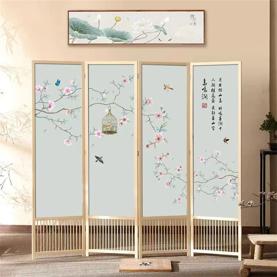 Wooden Partition Wall Divider Decorative Panel Chinese Ancient Style ...