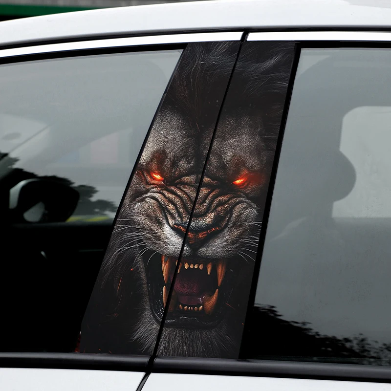 Universal Joker Vinyl Decals for Car B-Pillar Waterproof Auto Center Car Window Pillar Vinyl Decals for Car Pillar Sticker