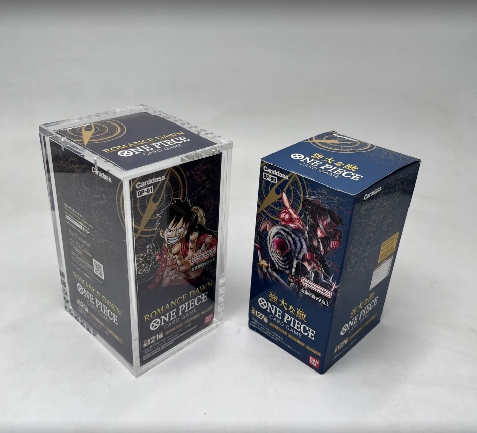 Transparent Acrylic One Piece Card Game Case - OP-01 Booster Box