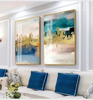 Rectangle Modern Home Living Room Pieces Crystal Porcelain Art Wall ...