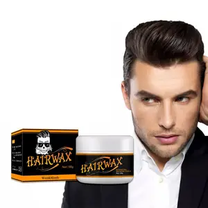 West&Month Professional Styling Hair Wax Pomade Curly Hair Size Products Oil Hold Styles Hair Styling Wax for Men