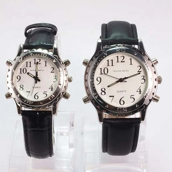 Custom Talking Watch Manufacturer Many Language Japan Quartz Talking Watches for Blind