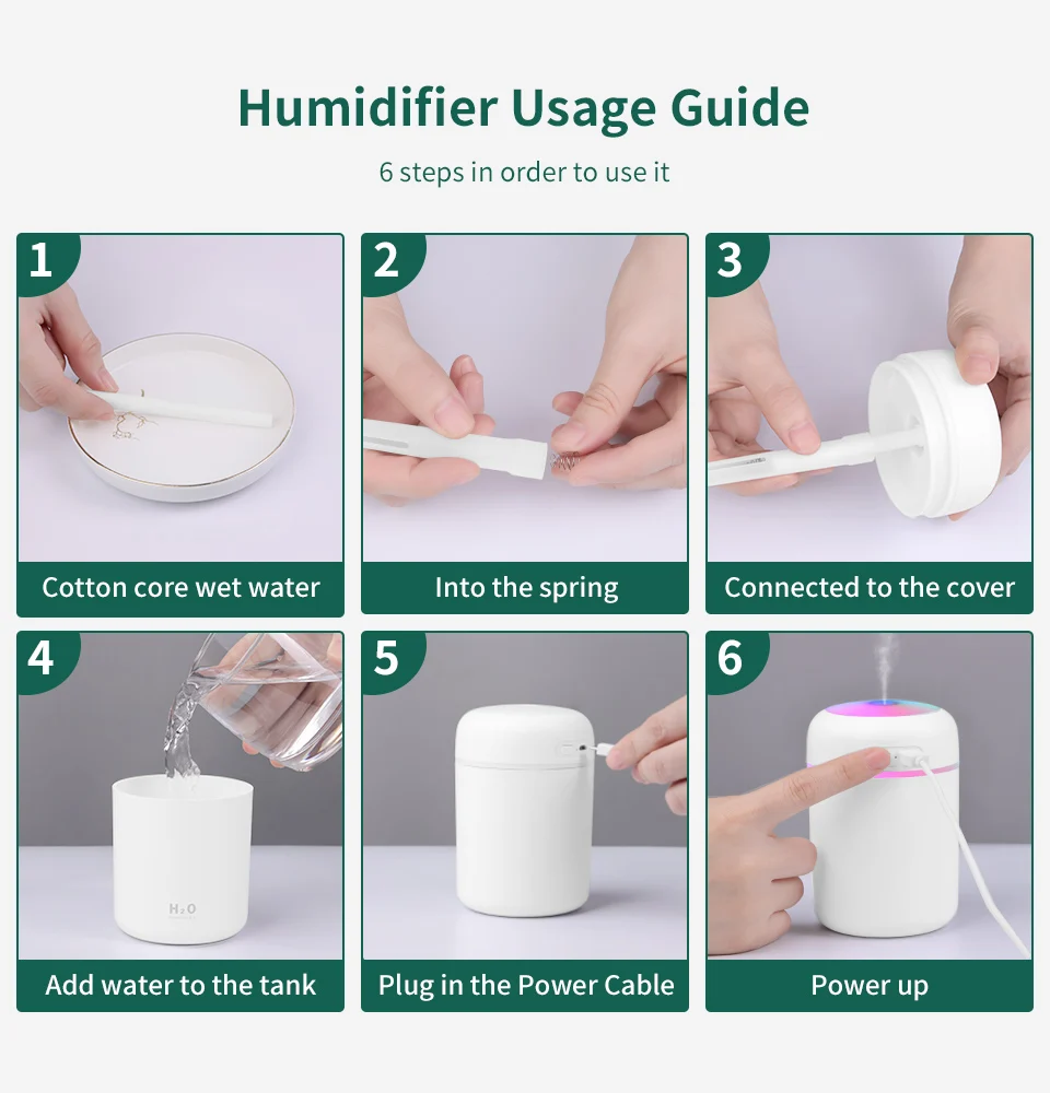 Colorful humidifier инструкция