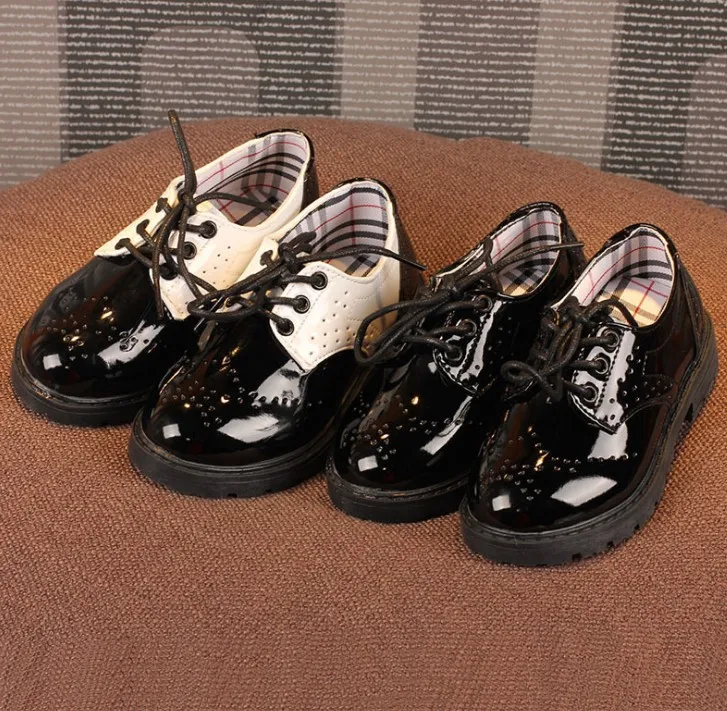 Весенние новые детские туфли в стиле ретро на мягкой подошве повседневные европейские и американские оптовые продажи