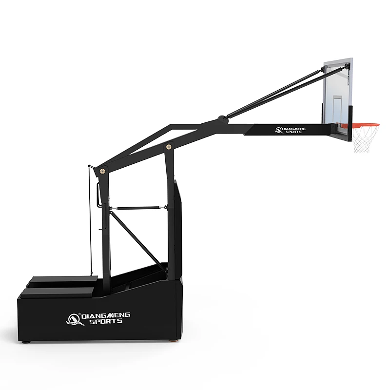 Outdoor Professional Basketball Equipment Fiba Portable Spring Fold