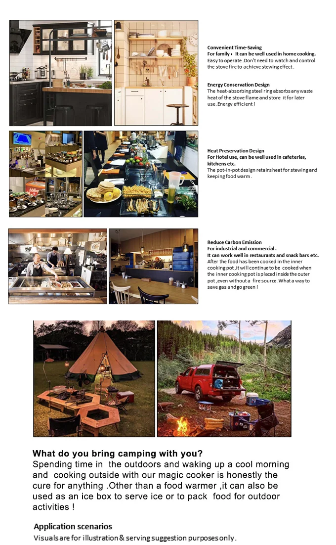 Special Cookware Stainless Steel Food Cooking Pots Energy Saving Pot