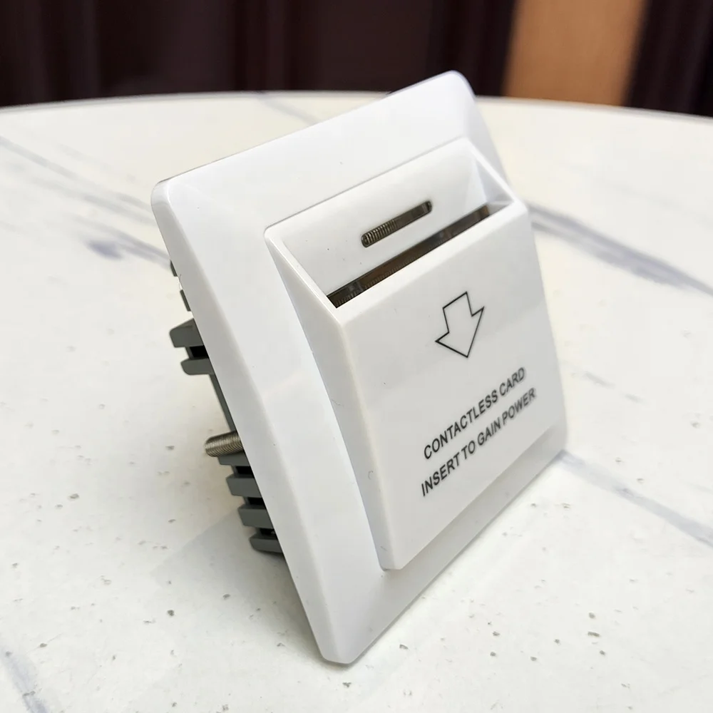 Smart Hotel Mifare Key Card 220V Power Switch 40A Universal Apartment M1 Energy Saving Switch Hotel Power Switch