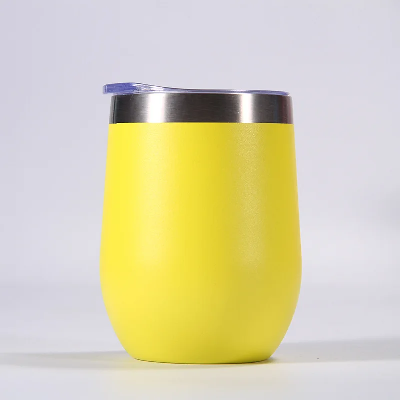 Wholesale Bulk Egg Shaped Tumbler Insulated Egg Mugs Stainless
