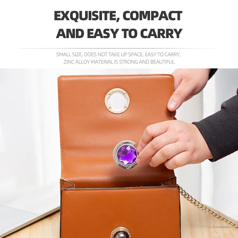 Rack Table Hook Hardware Folding Hook Holder Fashion Portable Bag Holder Hand Bag Hanger