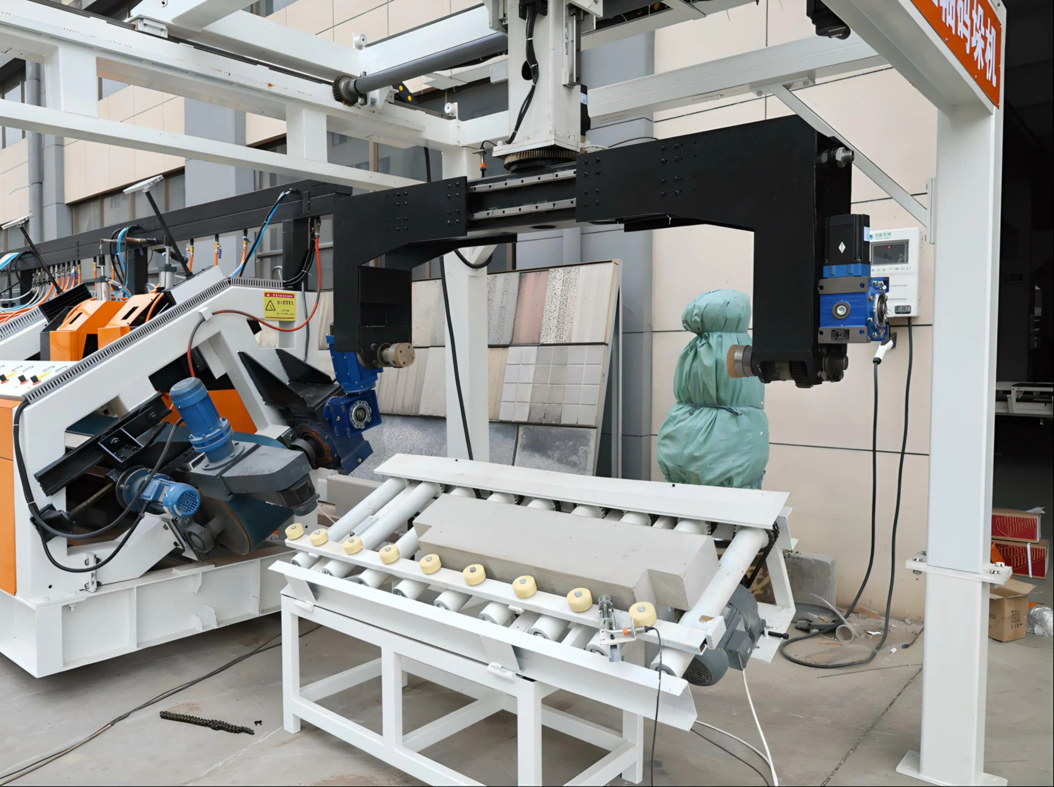 Customized Clay Kerbstone Stacker Loading Machine Hydraulic Pressure Brick Brick Stacker with Core Motor Component