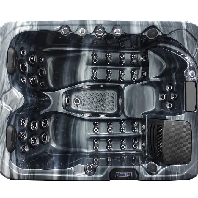 3 People Outdoor Hot Tub Spa 2 Lounges Hydro Massage Spa Tubs Balboa Hottube Outdoor