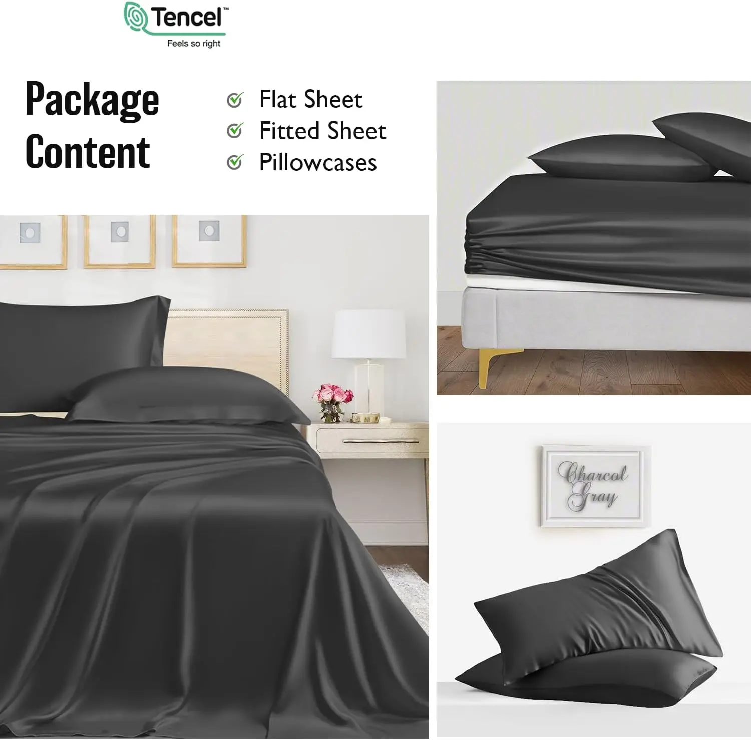 Cloudland Quilted Bedcover Tencel Bedsheet Bedding Set Luxury 1200