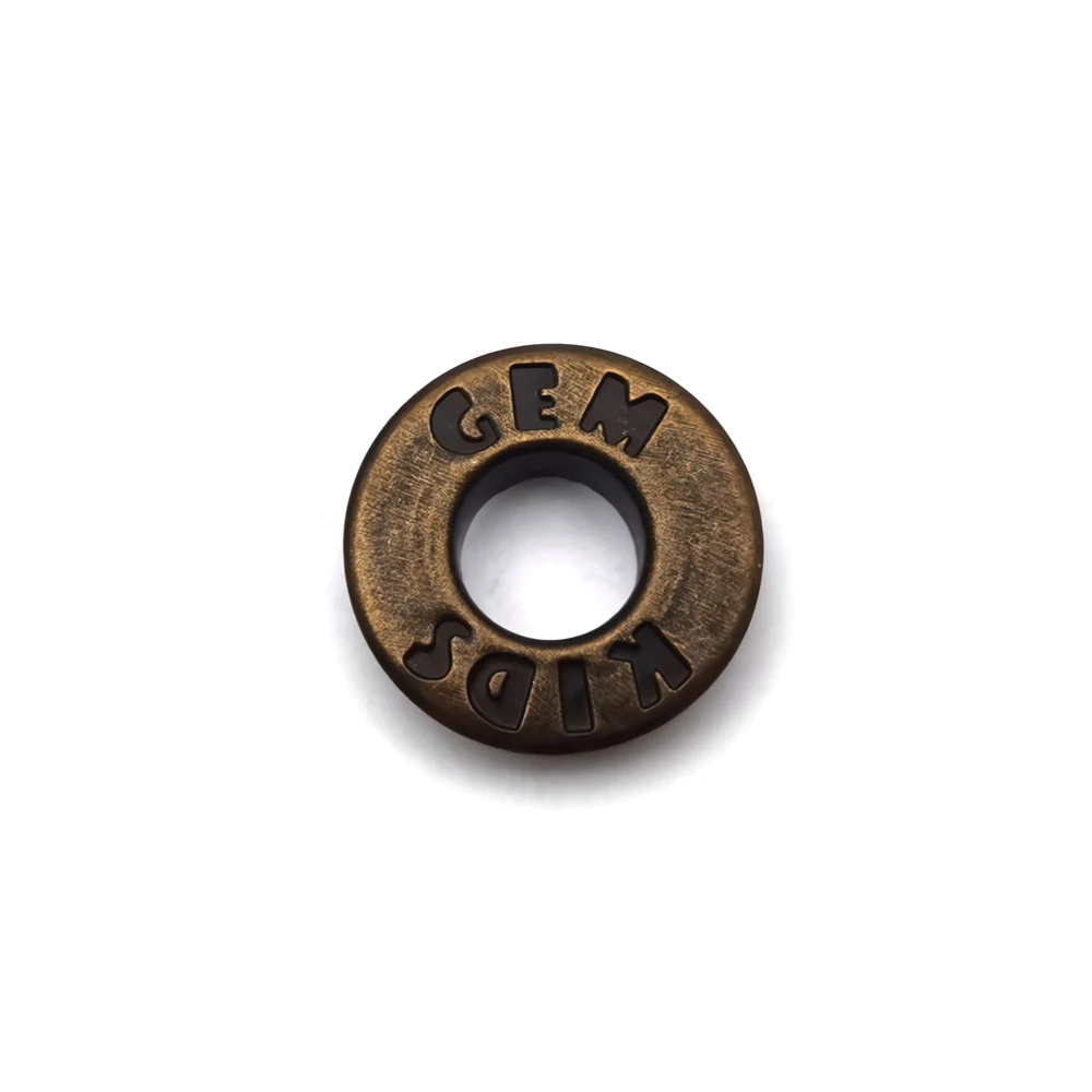 Free Design Customized Eyelet Garment Accessories Custom Logo Eyelet for Clothing