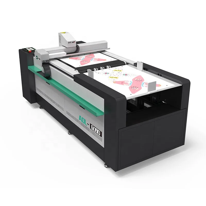 AOL-0604pas Digital Plotter Small Paper Cardboard Cutter Machine Business Cards Stickers Automatic Omron PLC New Used Motor Gear