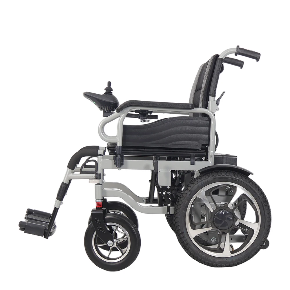 JJW-500131 Carbon Steel Folding Electric Wheelchair