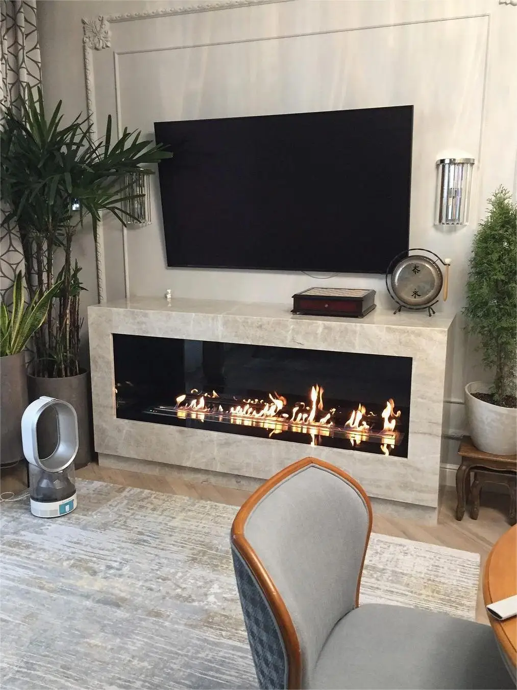 36inch Alcohol Bio Fuel Modern Home Decor Real Fire Indoor Kamin Fireplaces burner Electric Fireplace Ethanol