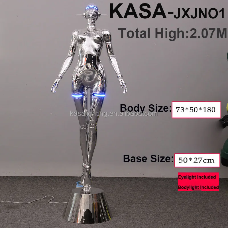 Hajime Sorayama METROPOLIS II Sexyrobot Chrome Zinc Sculpture 