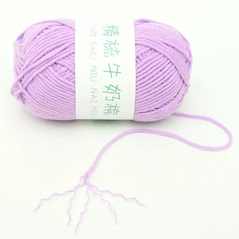 Craft Vogue hot hand knitting Baby acrylic cotton Yarn 4ply 50g 100g milk cotton yarn for crochet