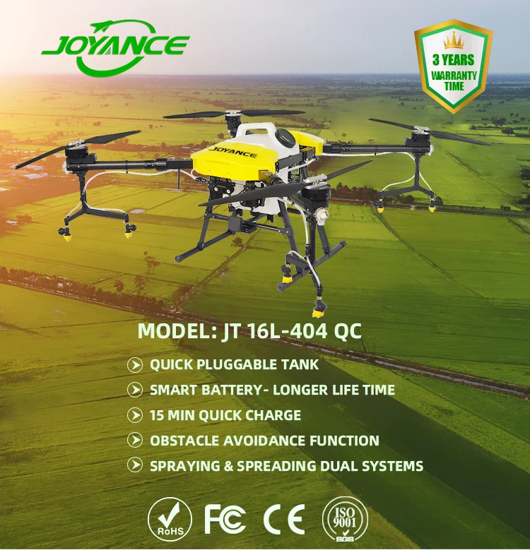 The Most Efficient 16 Liters Uav Agricultural Drone Dust Sprayer